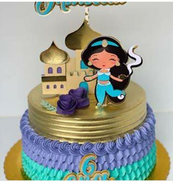 Arquivo de corte topo de bolo Jasmine