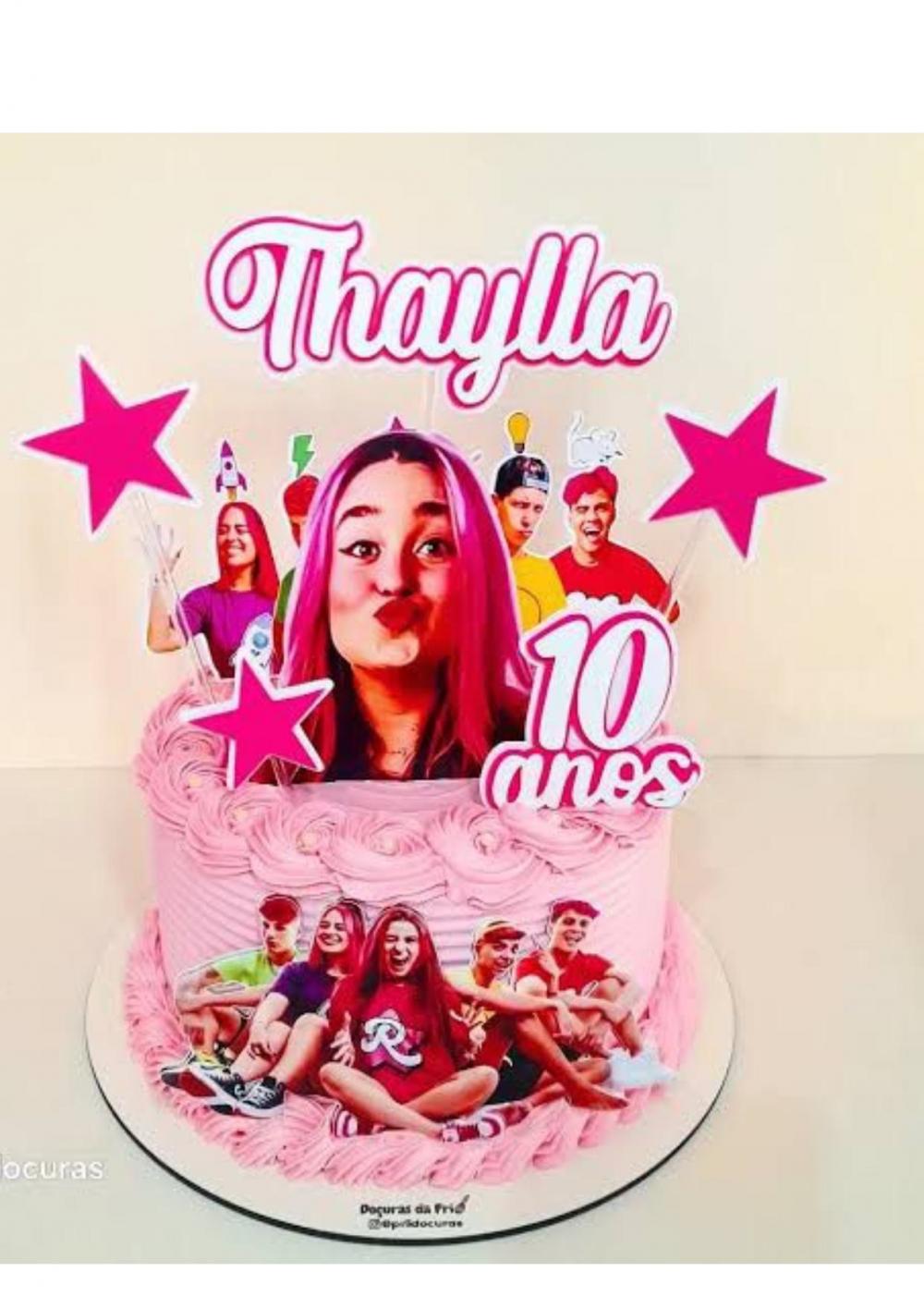 Arquivo de Corte Topo de Bolo Emilly Vick dos Rosas