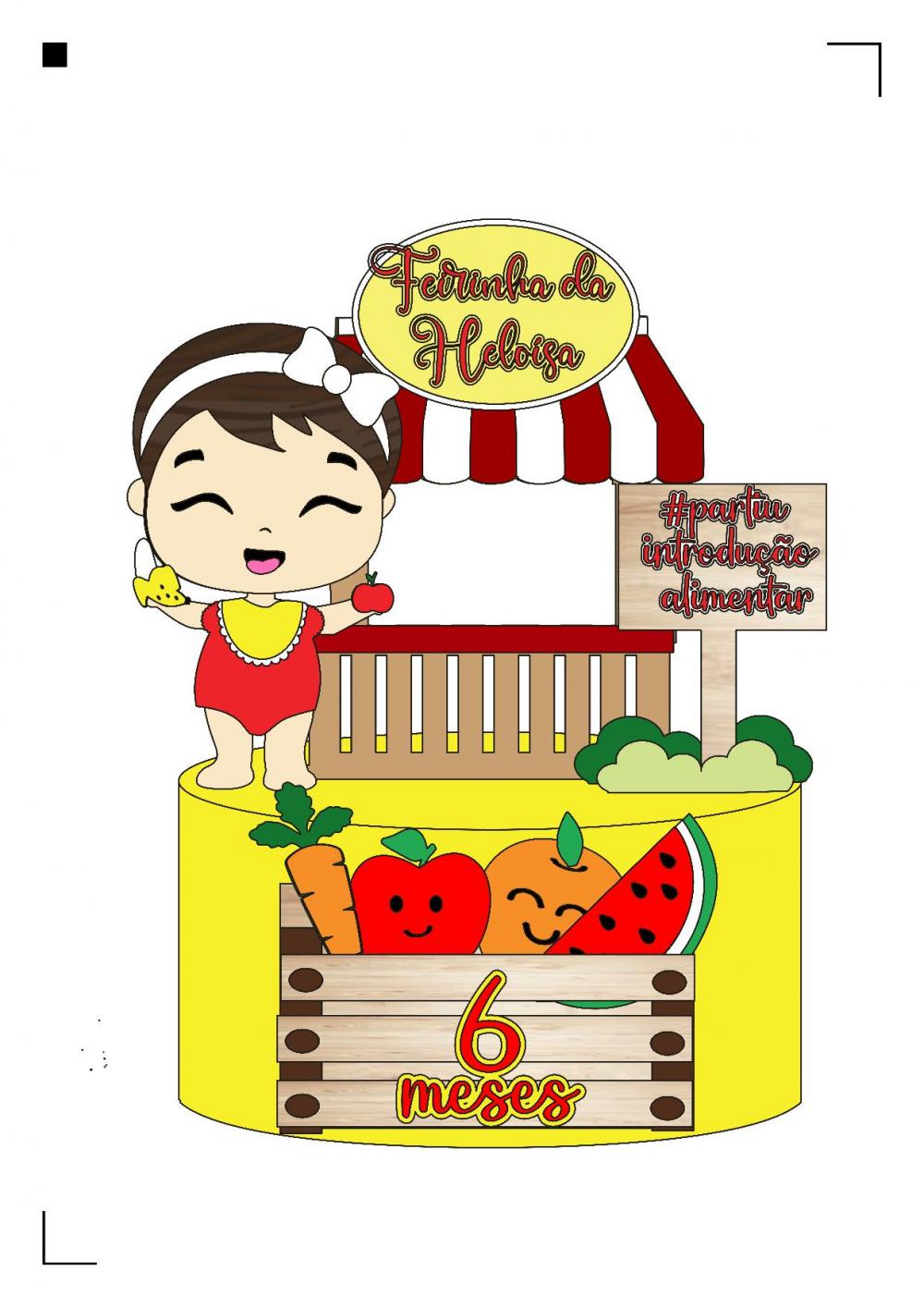 Arquivo de Corte Topo de Bolo Feira