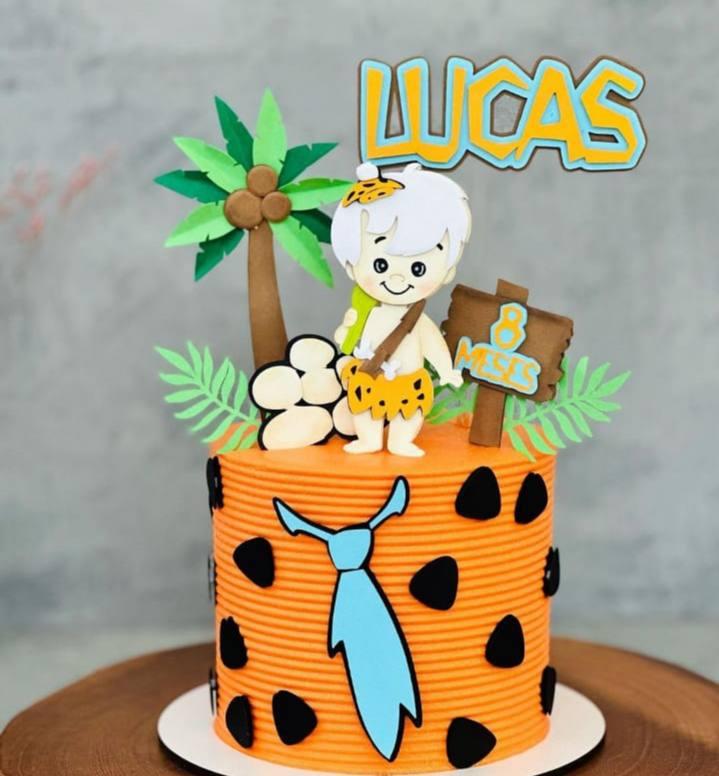 Arquivo de corte topo de bolo flinstones