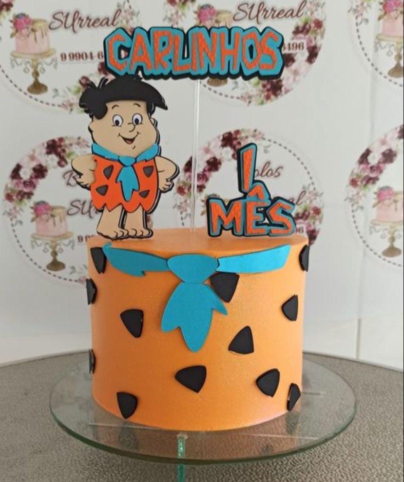 Arquivo de corte topo de bolo flinstones