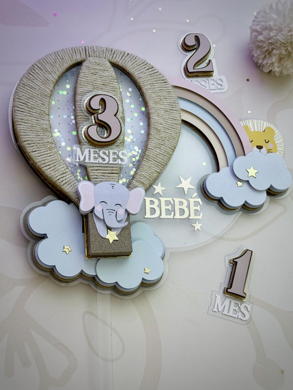 Arquivo de corte topo de bolo Elefantinho