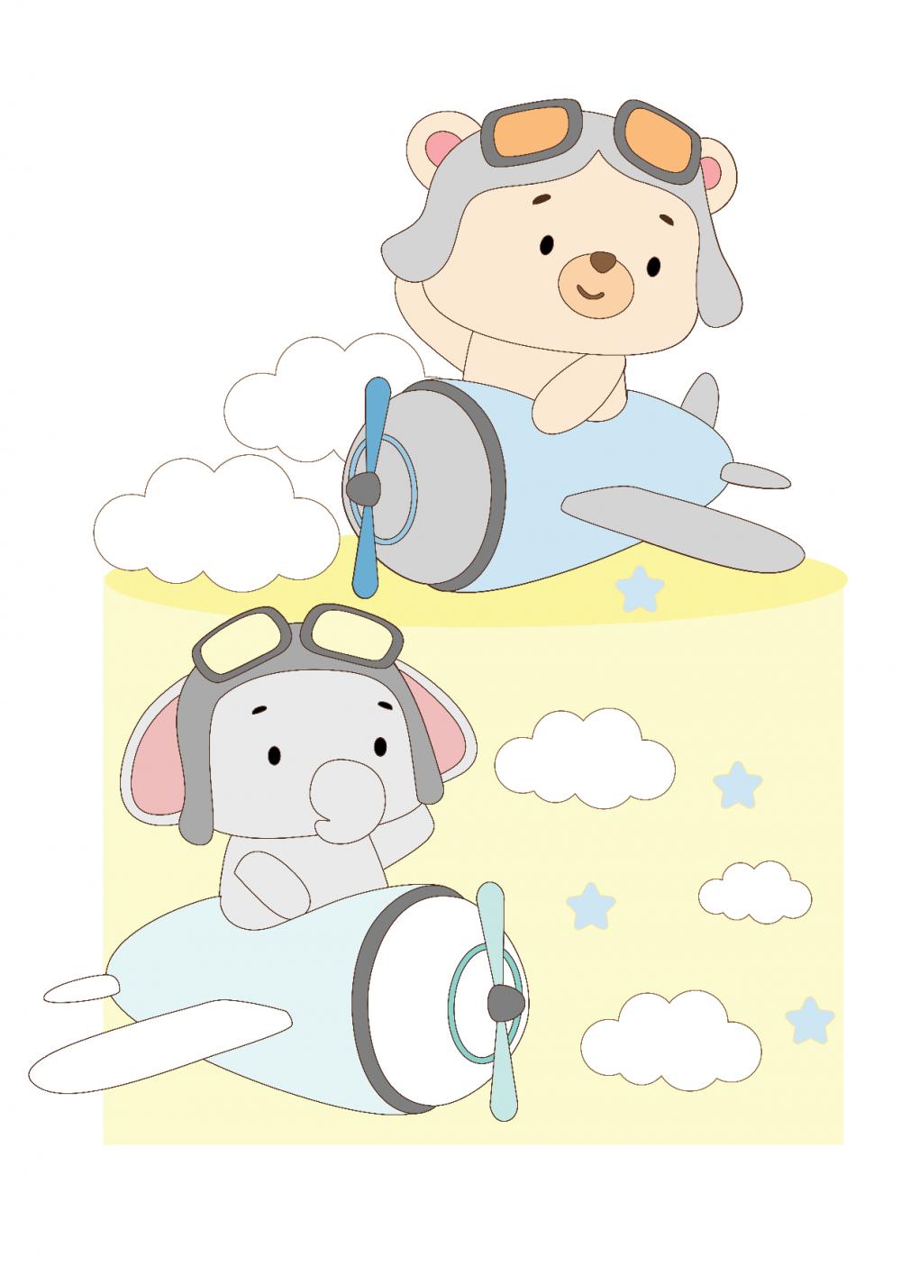 Arquivo de corte topo de bolo Elefantinho