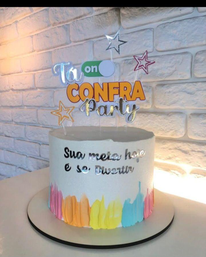 Arquivo de corte topo de bolo Confraternização