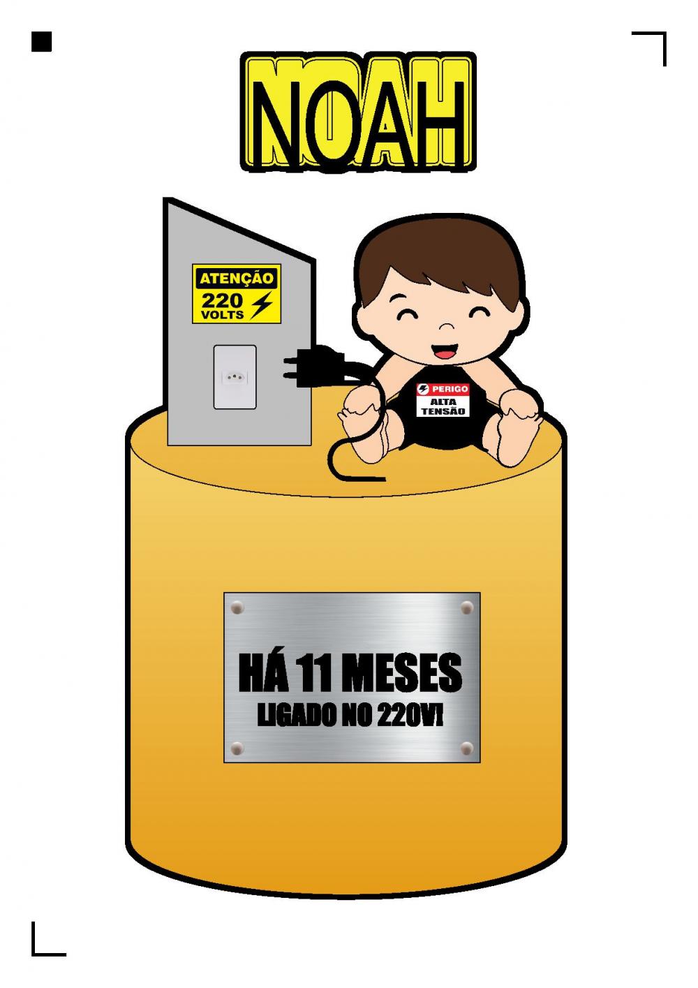 Arquivo de corte  Topo de Bolo BEBE ELETRICO