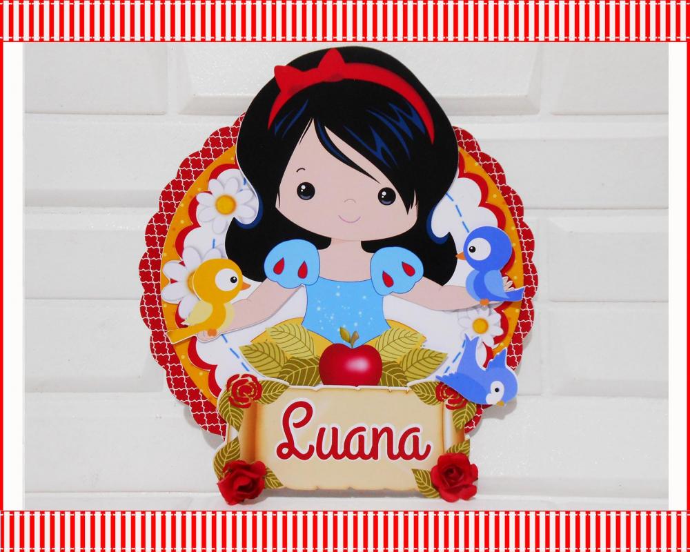 Arquivo de corte topo de bolo Branca de Neve