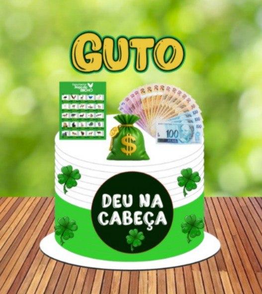 Topo de bolo Jogo do bicho