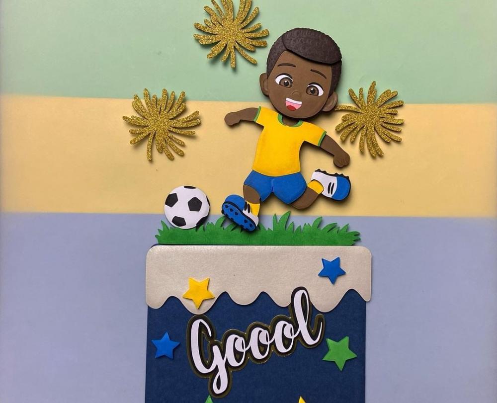 Arquivo de corte topo de bolo Copa do Mundo