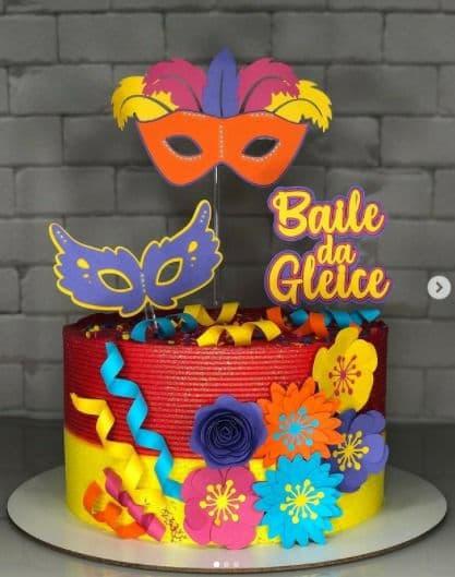 Arquivo de corte topo de bolo Carnaval