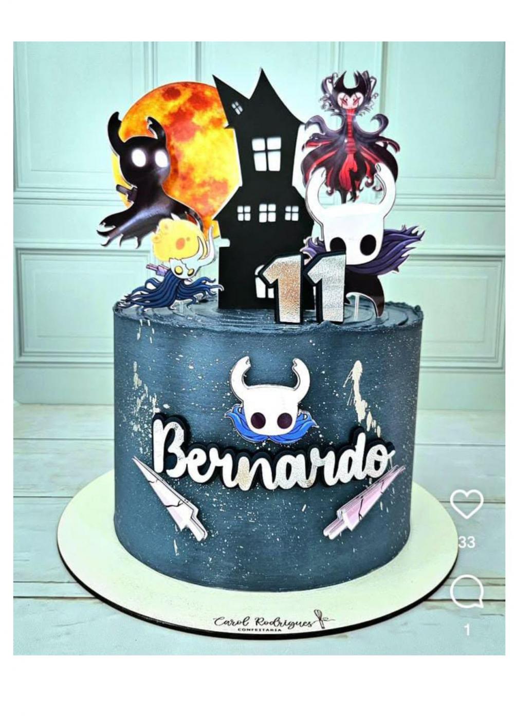 Arquivo de corte topo de bolo Hollow Knight