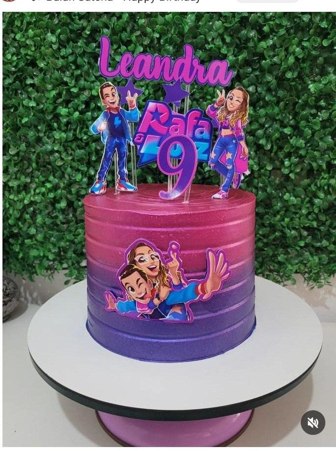 Arquivo de corte topo de bolo Rafa e Luiz