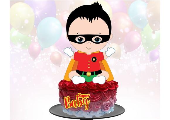 Arquivo de corte topo de bolo Robin