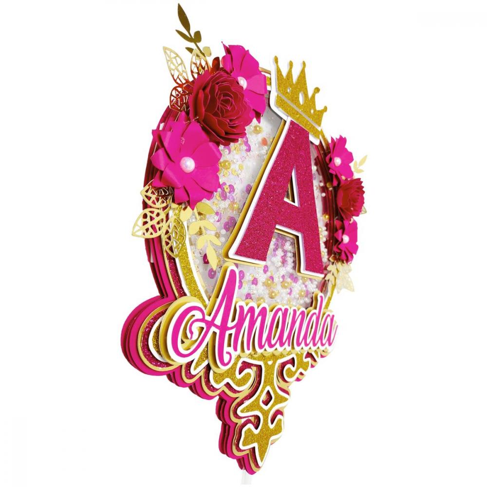 Arquivo de corte topo de bolo Realeza