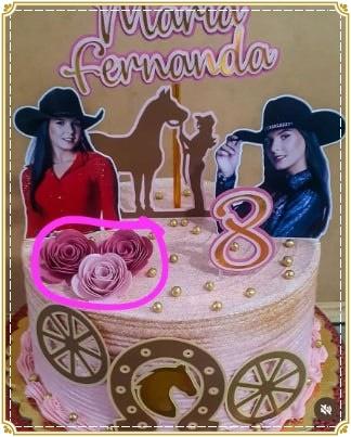 Arquivo de corte Topo de bolo Ana Castela