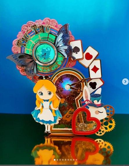 Arquivo de corte Topo de Bolo Alice no país das maravilhas