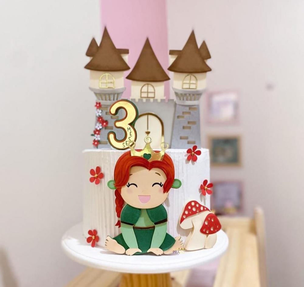 Arquivo de corte topo de bolo Sherek