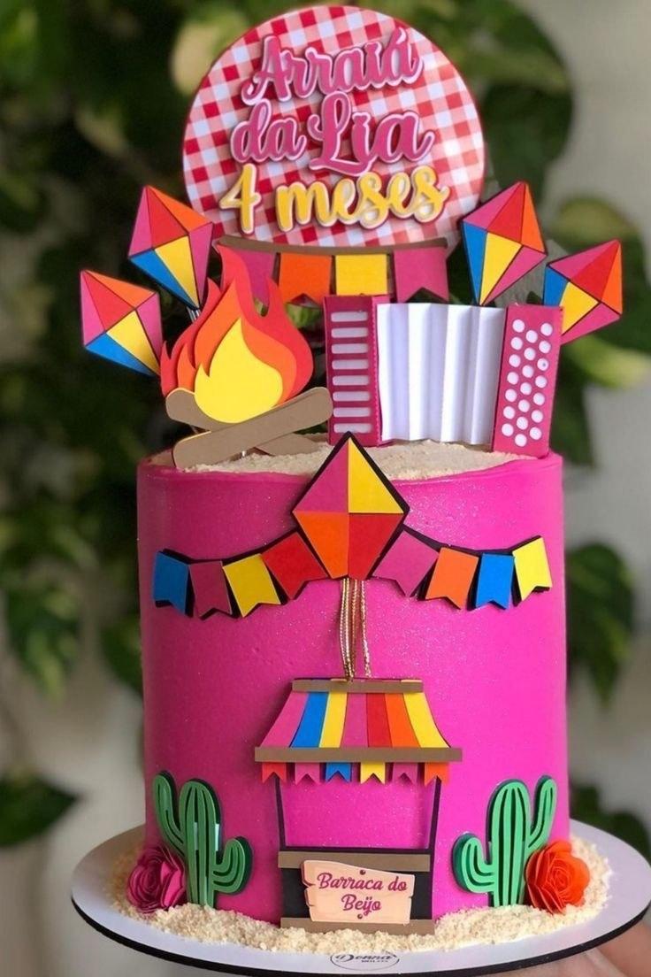 Arquivo de corte topo de bolo arraiá