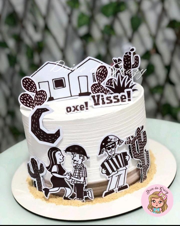 Arquivo de corte topo de bolo Sertão