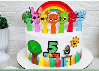 Arquivo de corte Topo de Bolo Sprunki