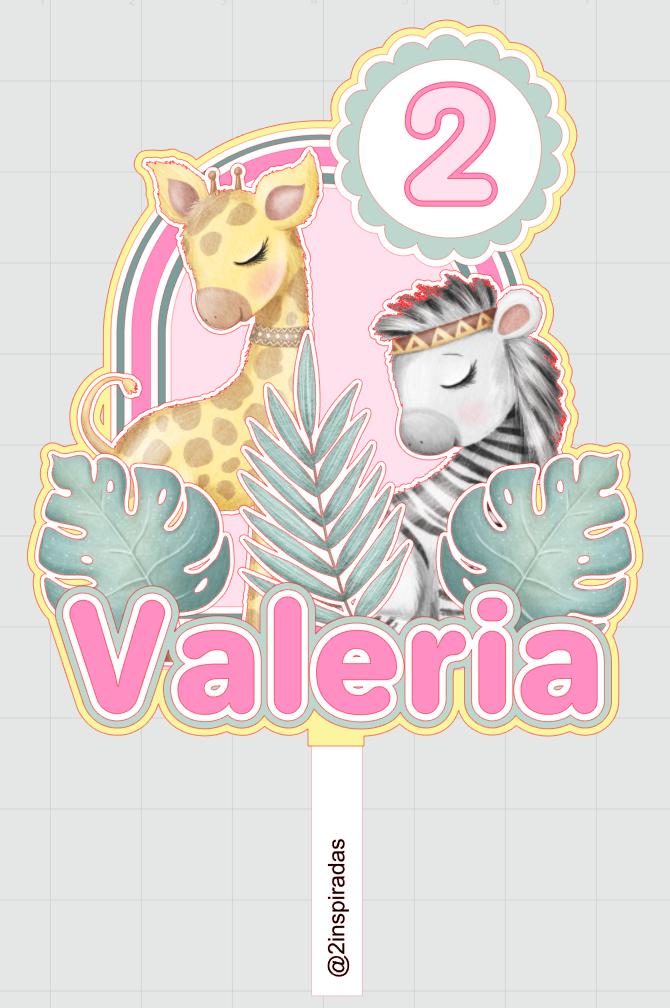 Arquivo de corte topo de bolo Safari