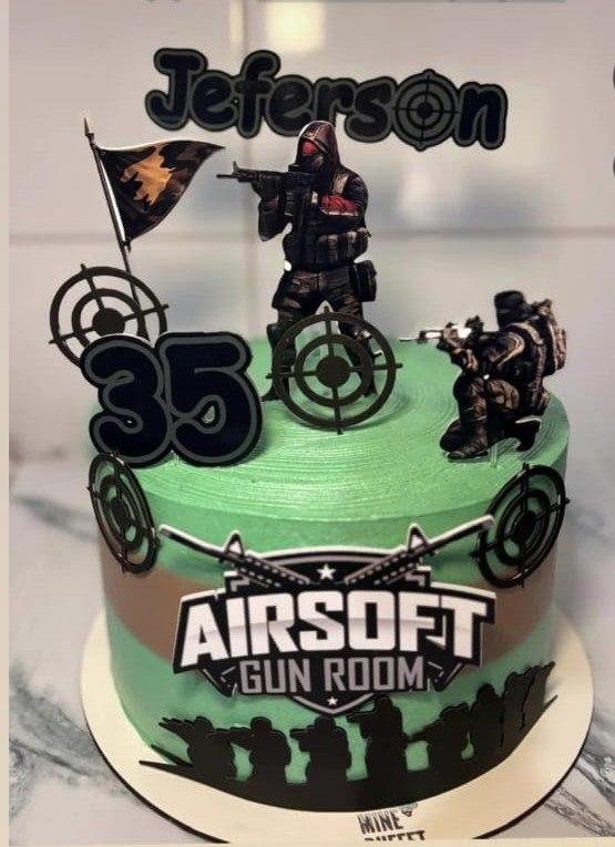 Arquivo de corte topo de bolo Air Soft