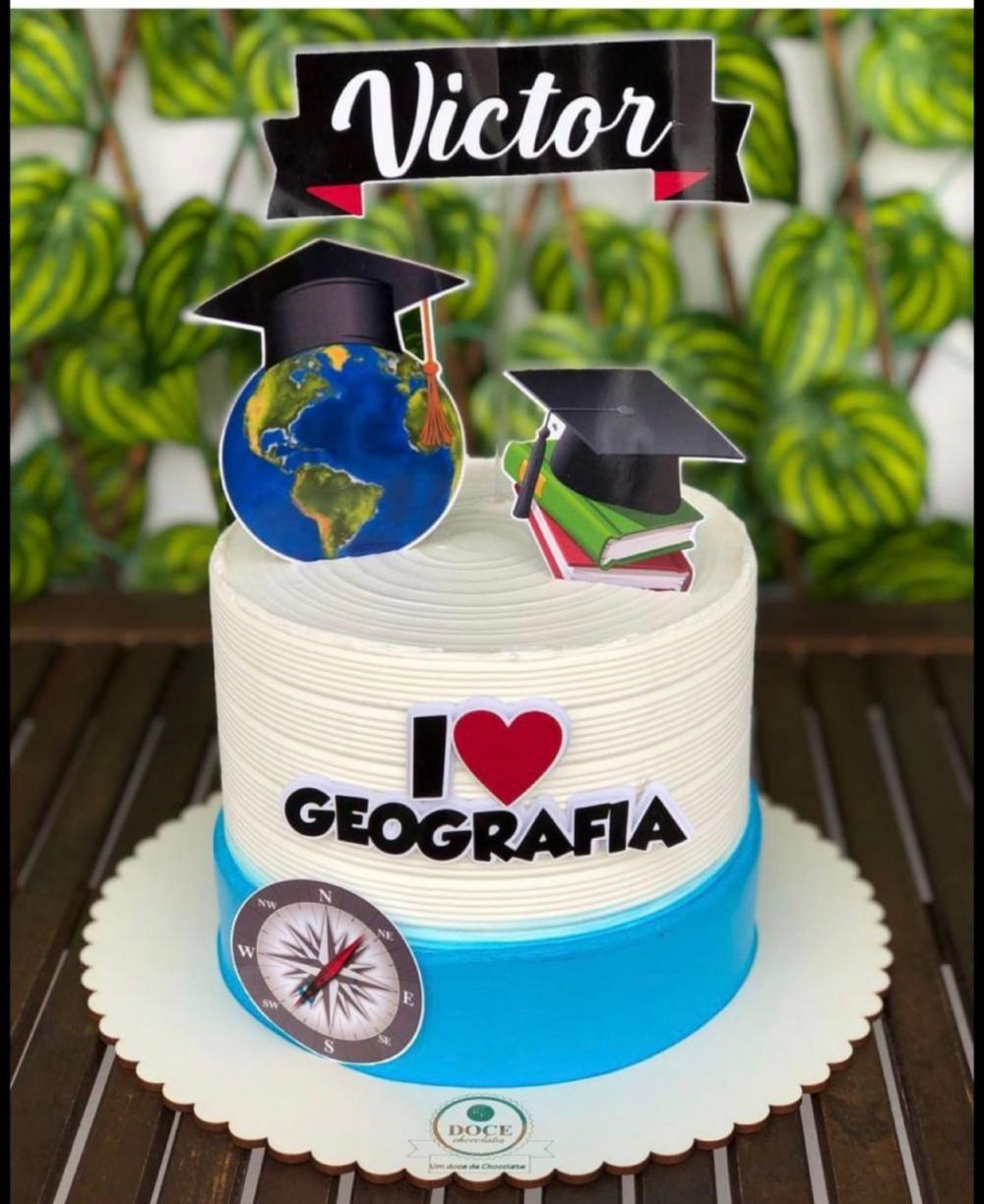 Arquivo de corte topo de bolo Geografia