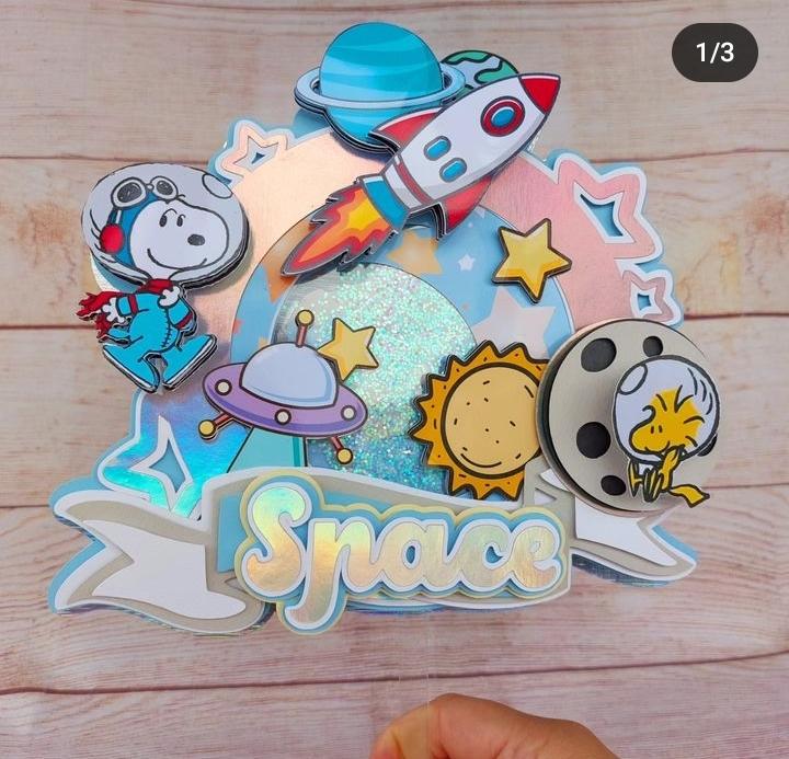Arquivo de corte Topo de bolo Snoopy