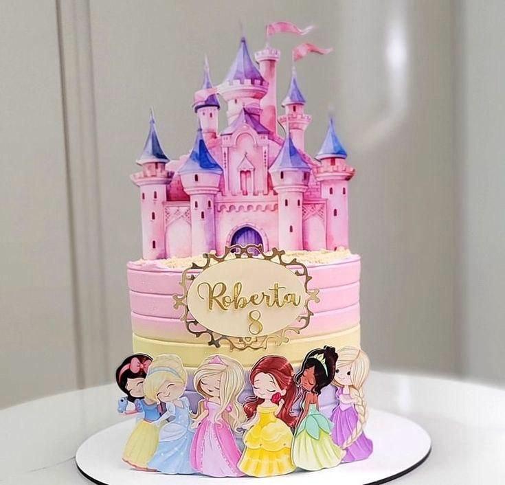 Arquivo de corte topo de bolo princesas