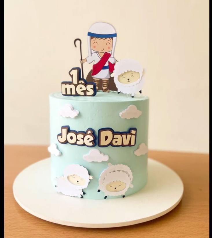 Arquivo de corte topo de bolo Ovelhinha