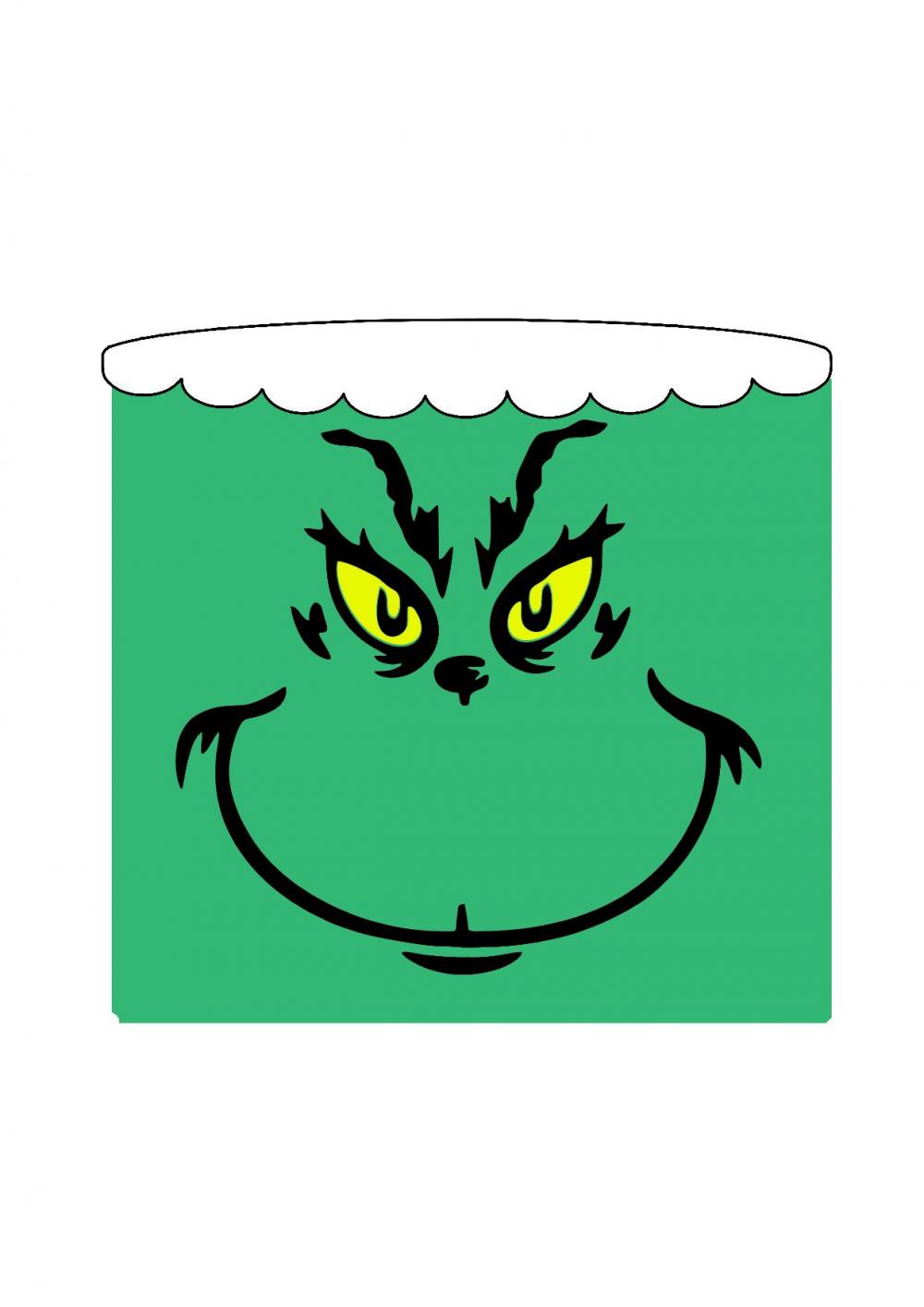 Arquivo de corte topo de bolo Grinch