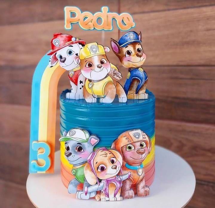 Arquivo de Corte Topo de Bolo Patrulha Canina