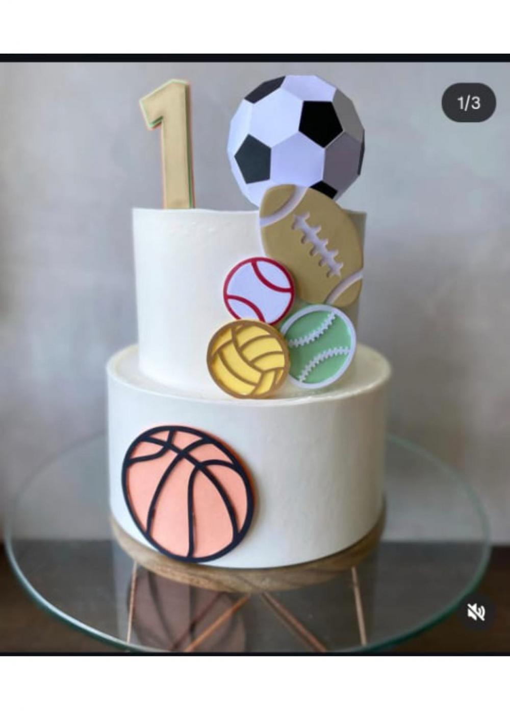 Arquivo de corte topo de bolo Esporte
