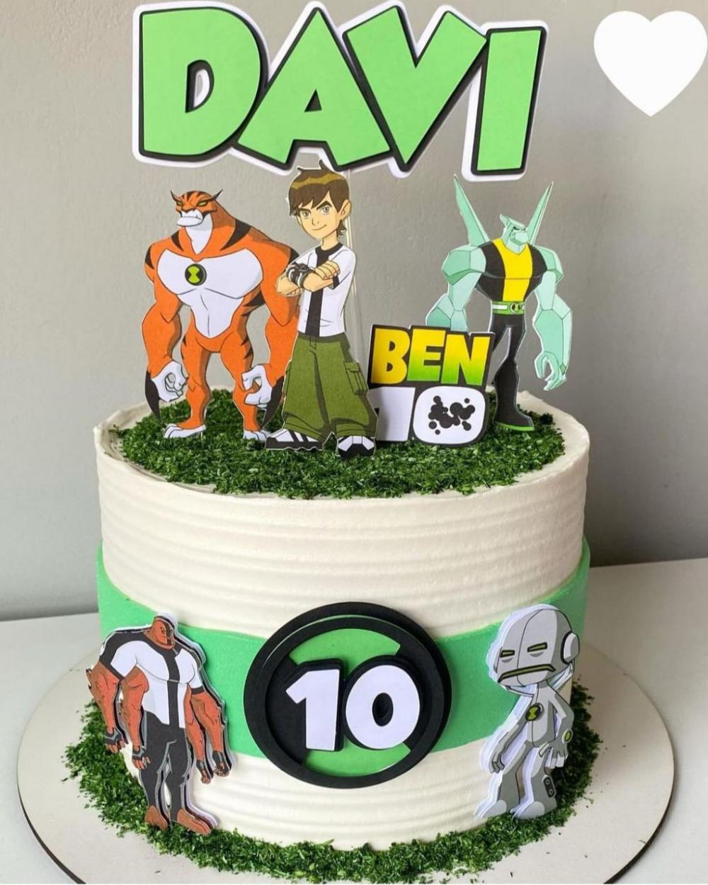 Arquivo de corte topo de bolo Ben 10