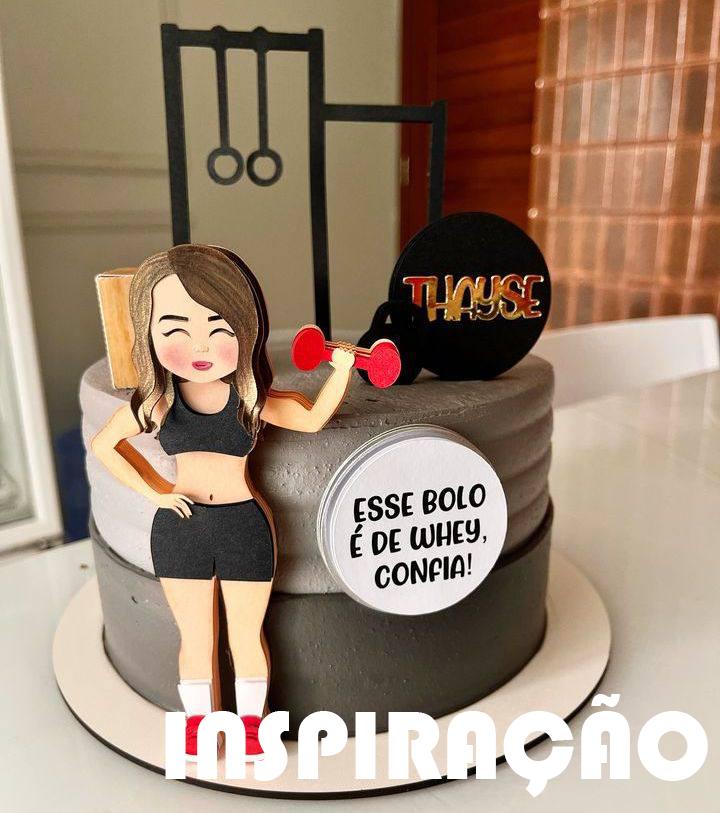 Arquivo de corte topo de bolo Cross Fit