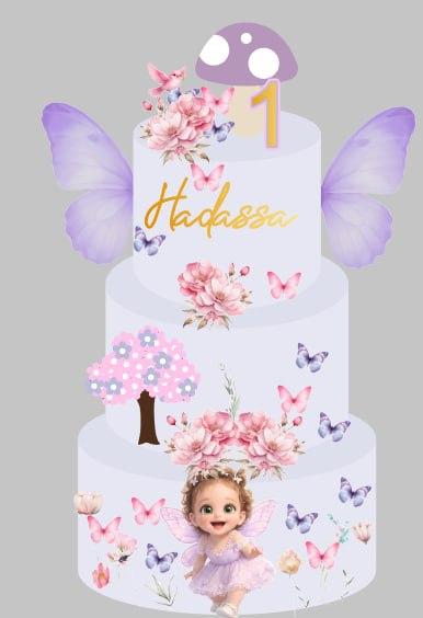 Arquivo de corte topo de bolo Jardim