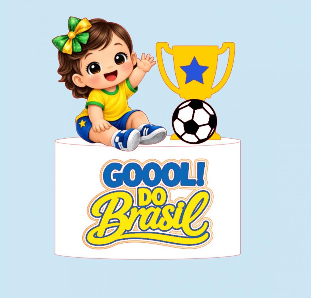 Arquivo de corte topo de bolo Copa do Mundo