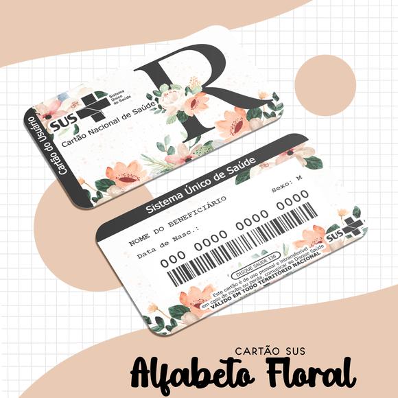 Cartão SUS Alfabeto