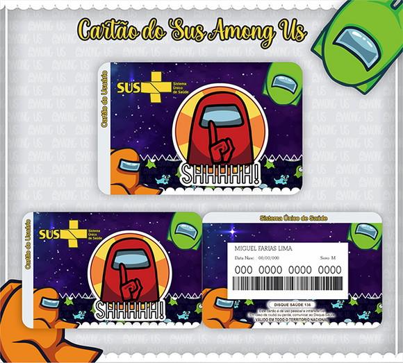 Cartão Sus Among Us