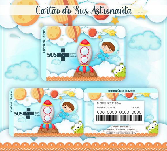 Cartão SUS Astronauta