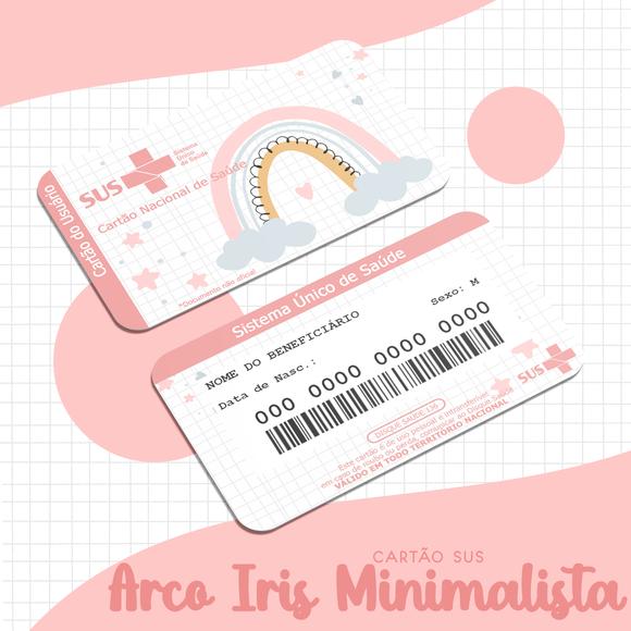 Cartão Sus Arco Iris Menina