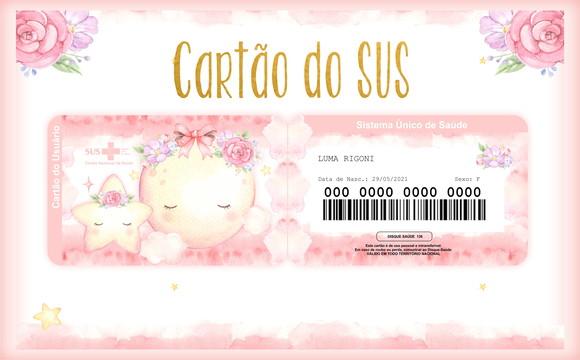 Cartão Sus Baby