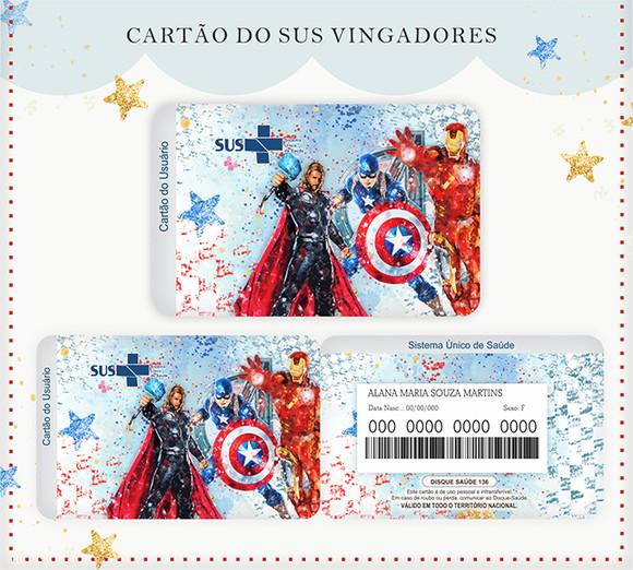 Cartão Sus Avengers