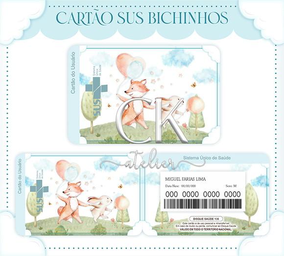 Cartão Sus Bichinhos