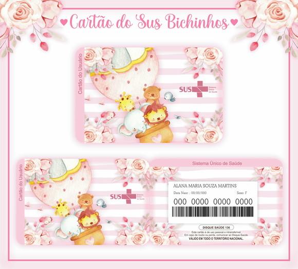 Cartão SUS Bichinhos Baloeiros