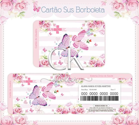 Cartão Sus Borboleta