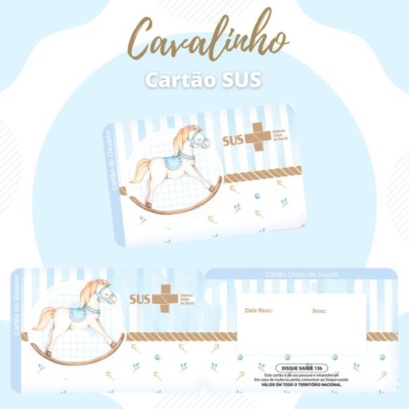Cartão SUS Cavalinho