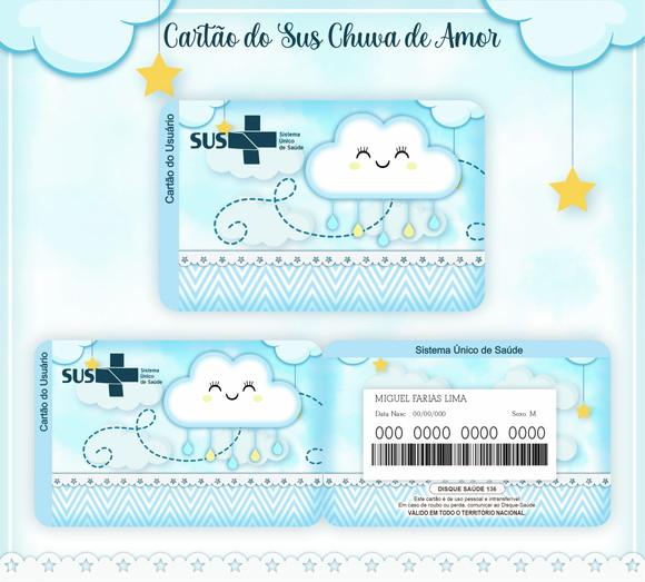 Cartão SUS Chuva de Amor