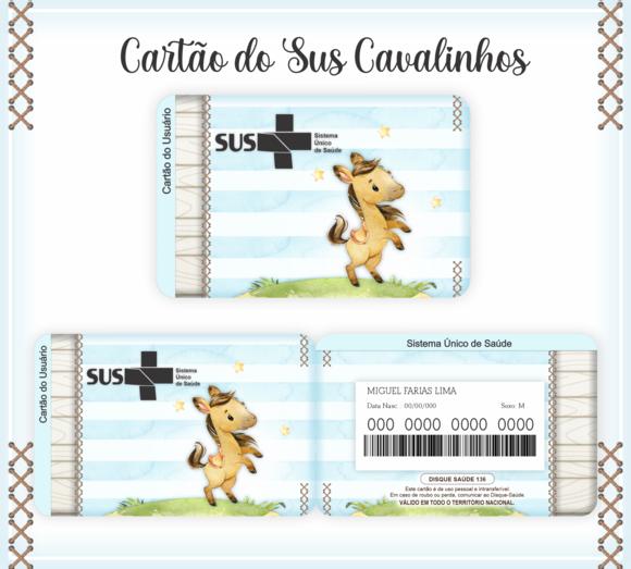 Cartão SUS Cavalinho