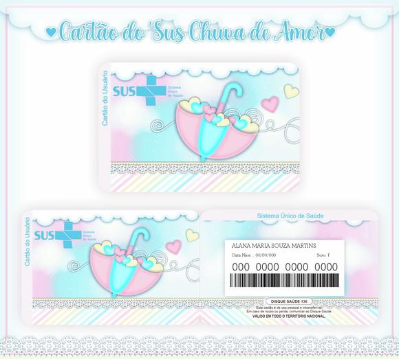 Cartão SUS Chuva de Amor