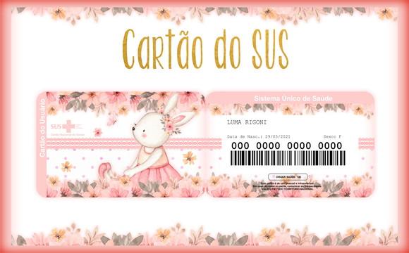 Cartão Sus Coelhinha